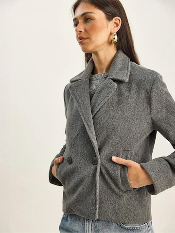 Bianco Lucci Mantel in Grau