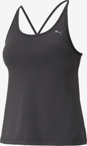 PUMA Sporttop in Schwarz: predná strana