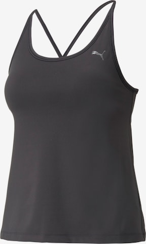 PUMA Sports top in Black: front