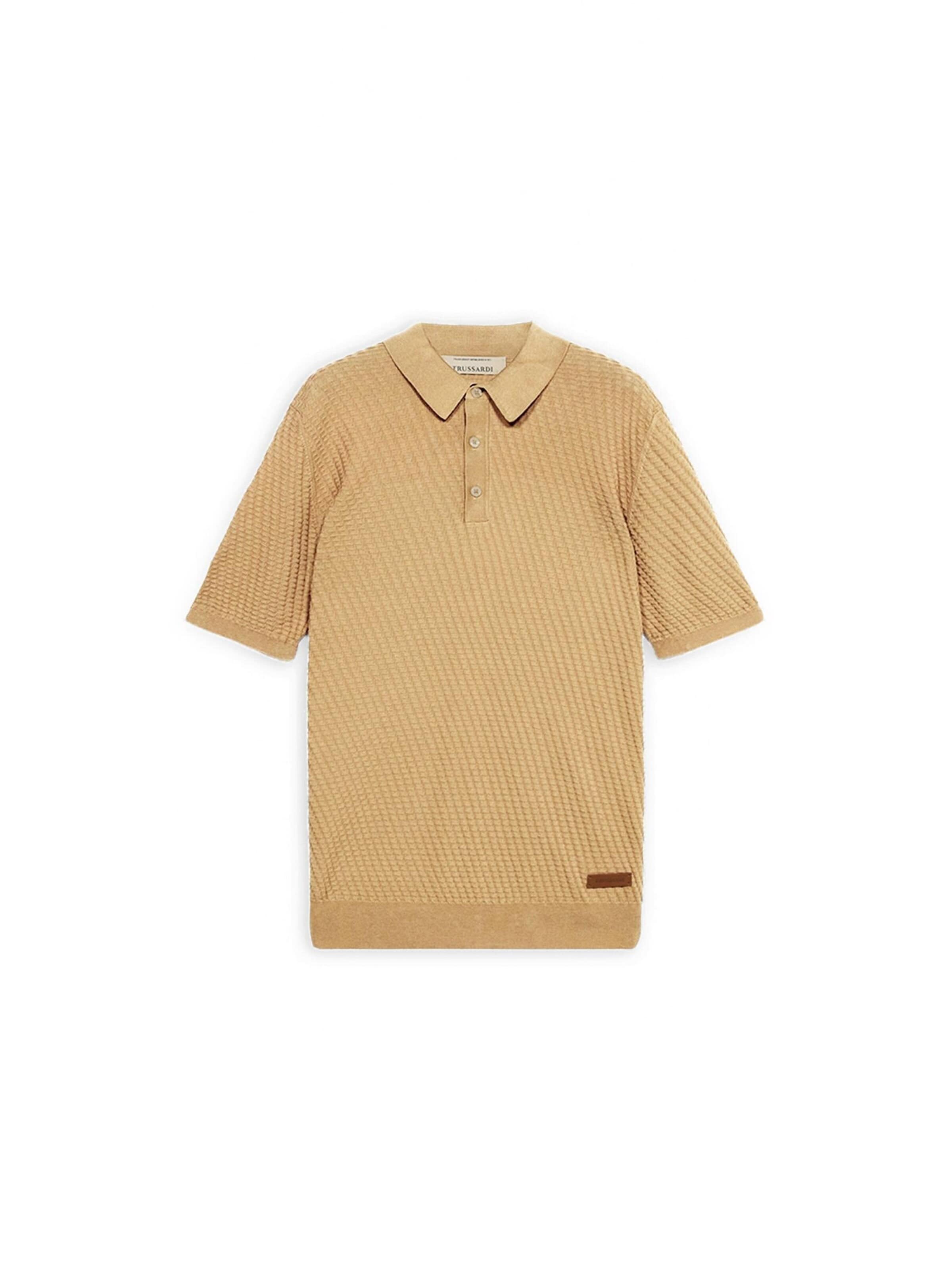 Trussardi Shirt in Beige: voorkant