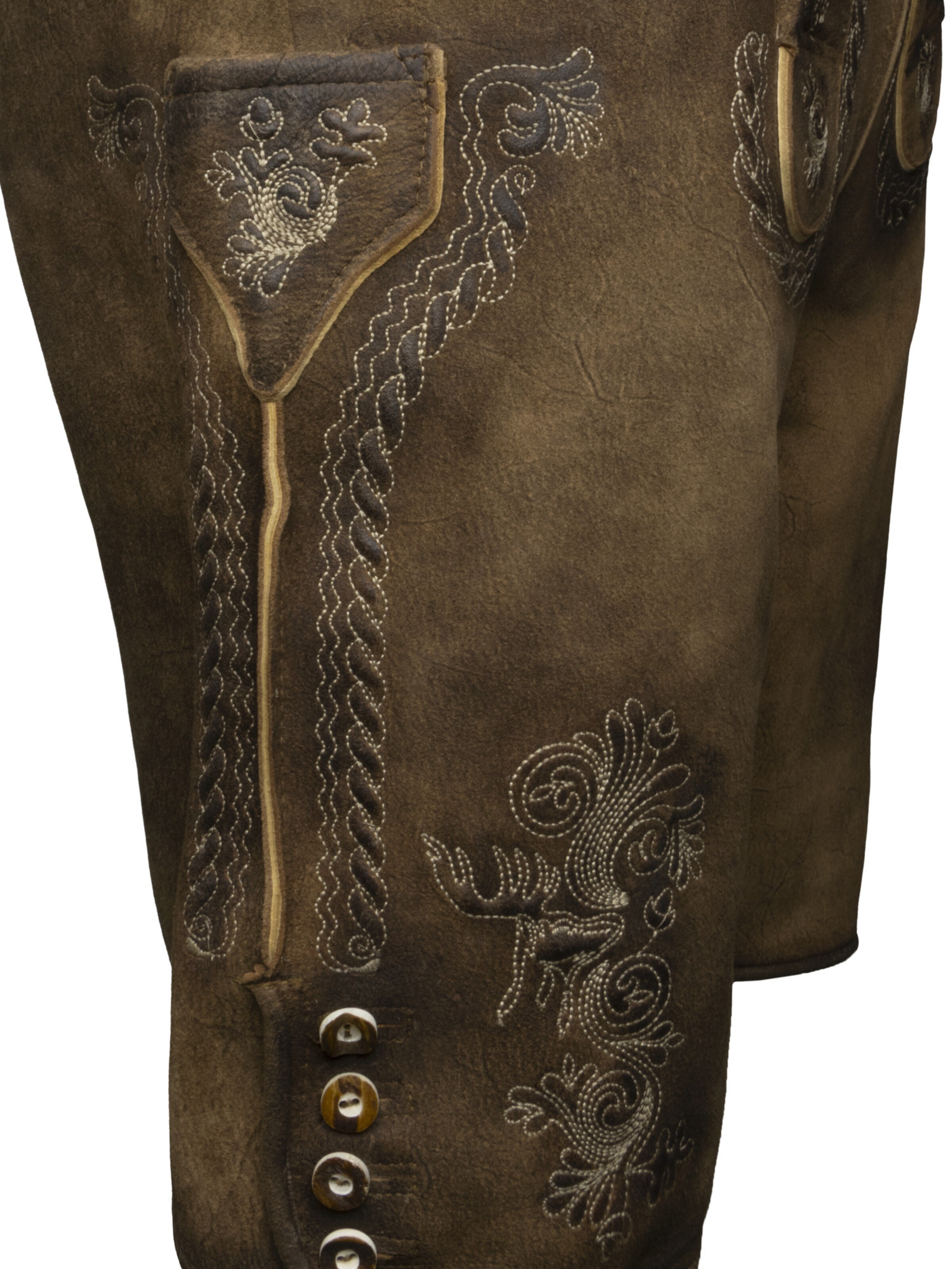 STOCKERPOINT - Regular Calças tradicionais 'Wastl' em castanho