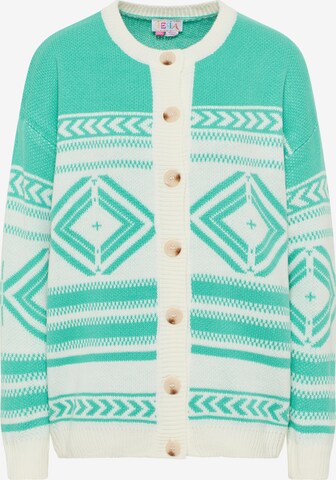 Cardigan IZIA en vert : devant