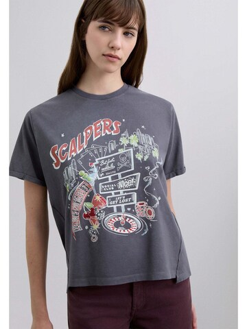 T-shirt 'Lucky' Scalpers en gris