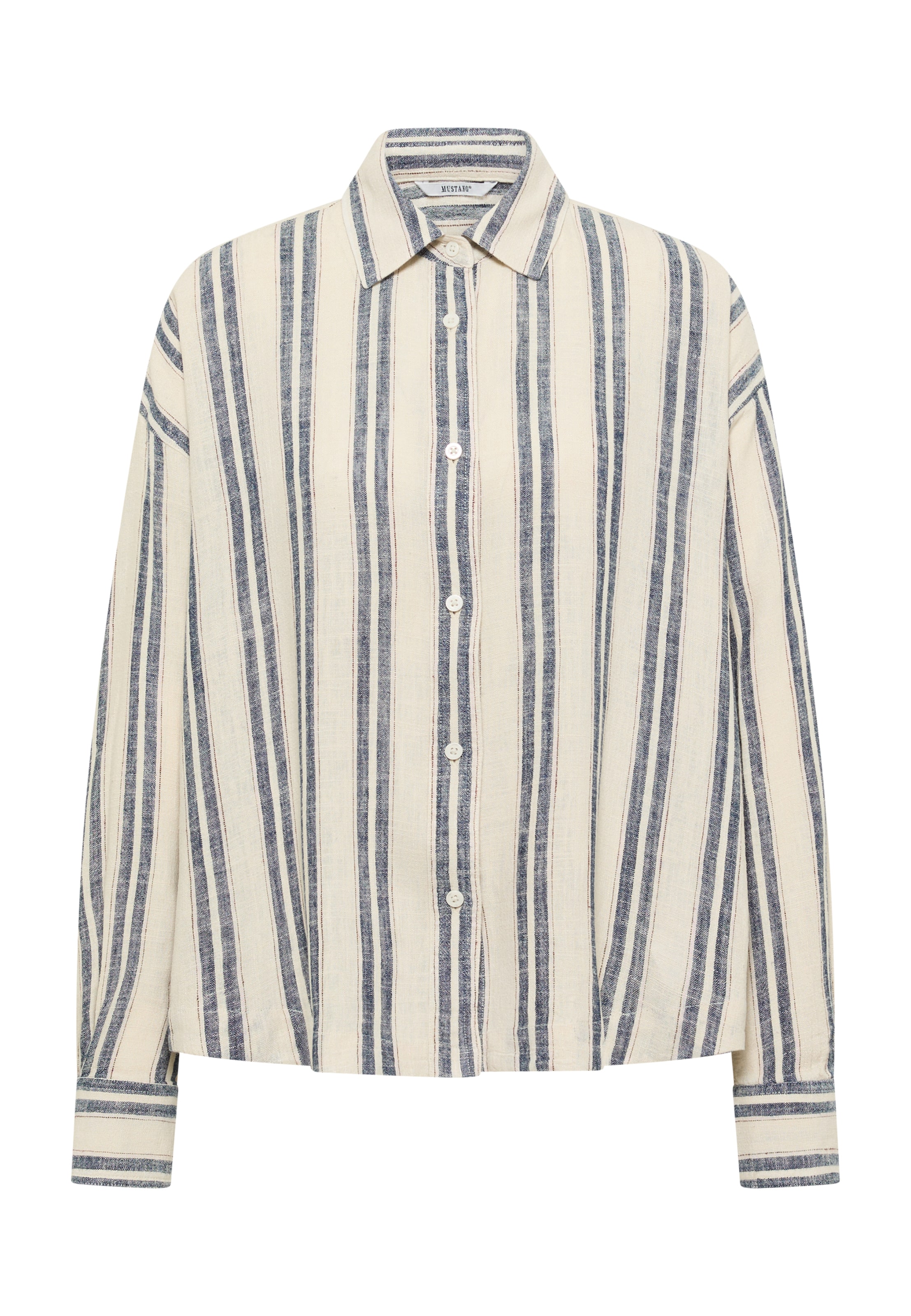 MUSTANG Bluse 'Salinas' in Beige: Vorderseite