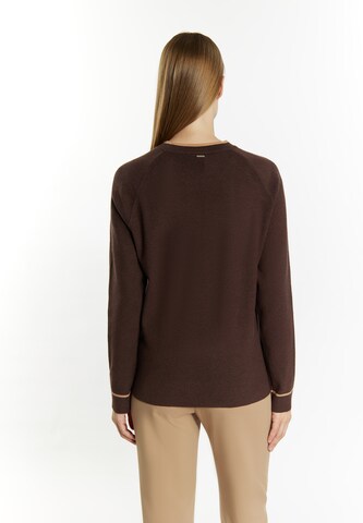 DreiMaster Klassik Sweater 'Baradello' in Brown