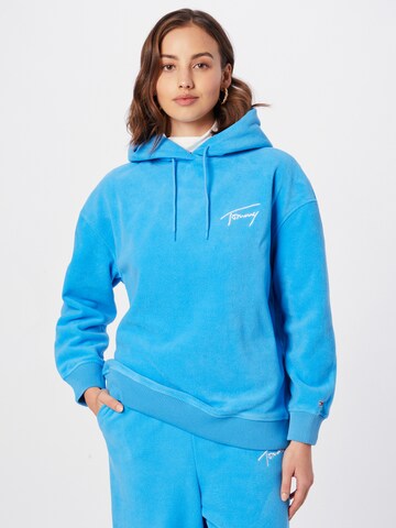 Tommy Jeans Sweatshirt in Blauw: voorkant