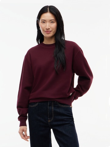 TOMMY HILFIGER Sweatshirt in Rot: Vorderseite
