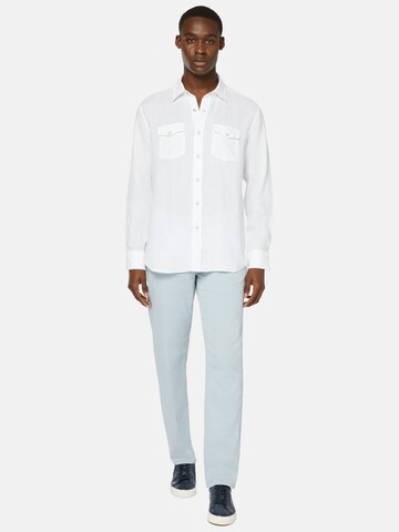 Boggi Milano Regular fit Button Up Shirt in White