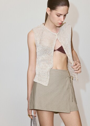 MANGO Nederdel 'ADELAIDE' i beige