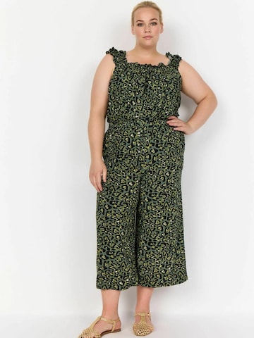 Wasabi Concept Wide leg Broek 'Melina' in Groen
