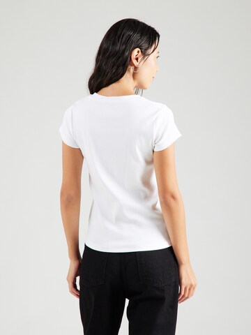 Tricou de la Pepe Jeans pe alb: spate