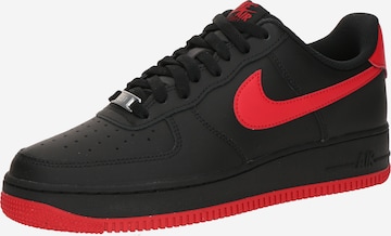 Nike Sportswear Низкие кроссовки 'Nike Air Force 1 '07' в Черный: спереди