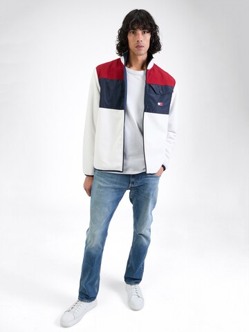 Tommy Jeans Fleece Jacket in White