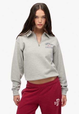 Sweat-shirt Superdry en gris : devant