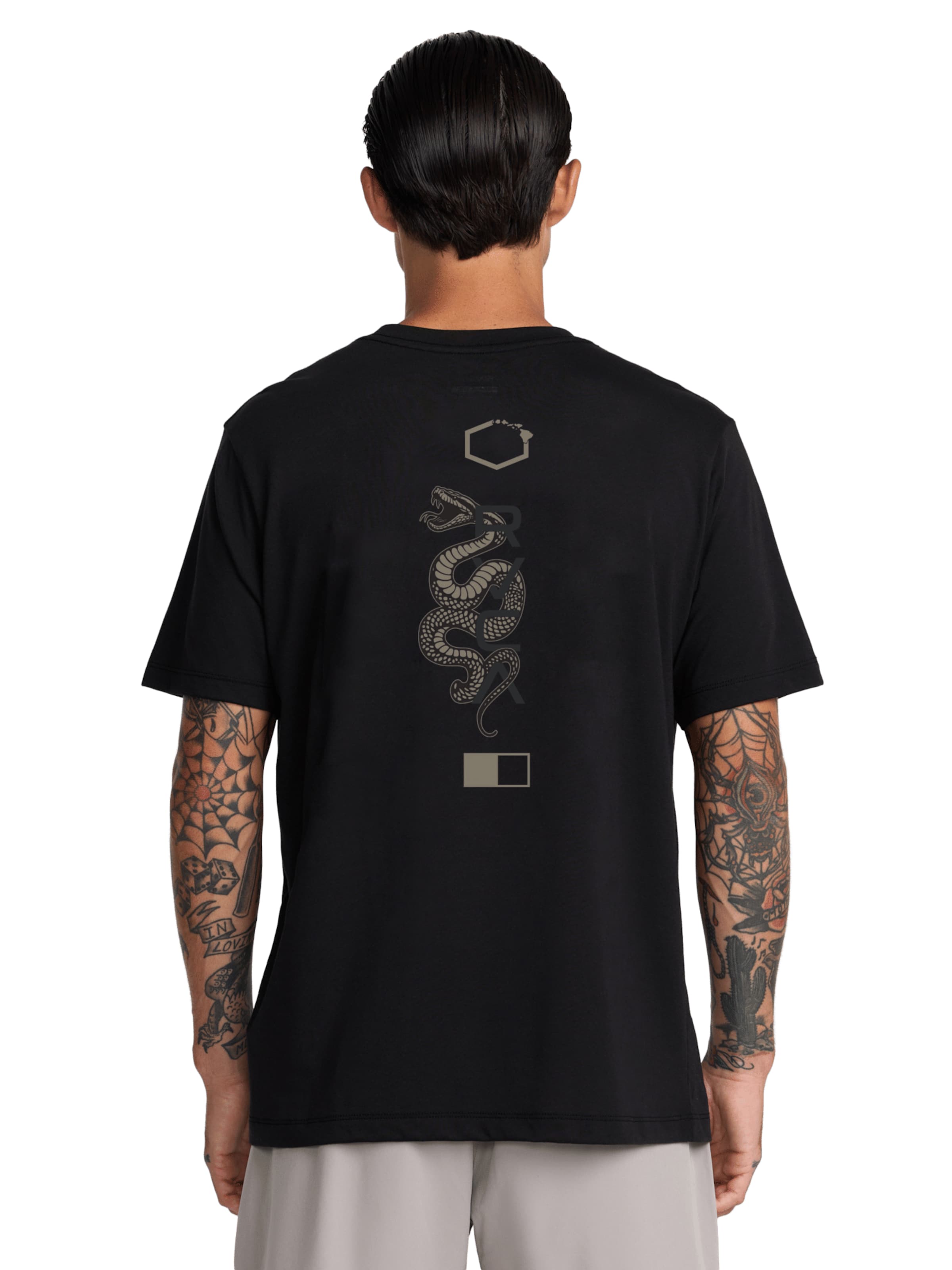 RVCA T-Shirt in Schwarz: Vorderseite