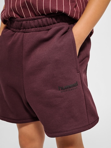 Hummel Loosefit Broek in Rood