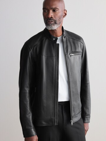 Geacă de primăvară-toamnă de la Next pe negru: față