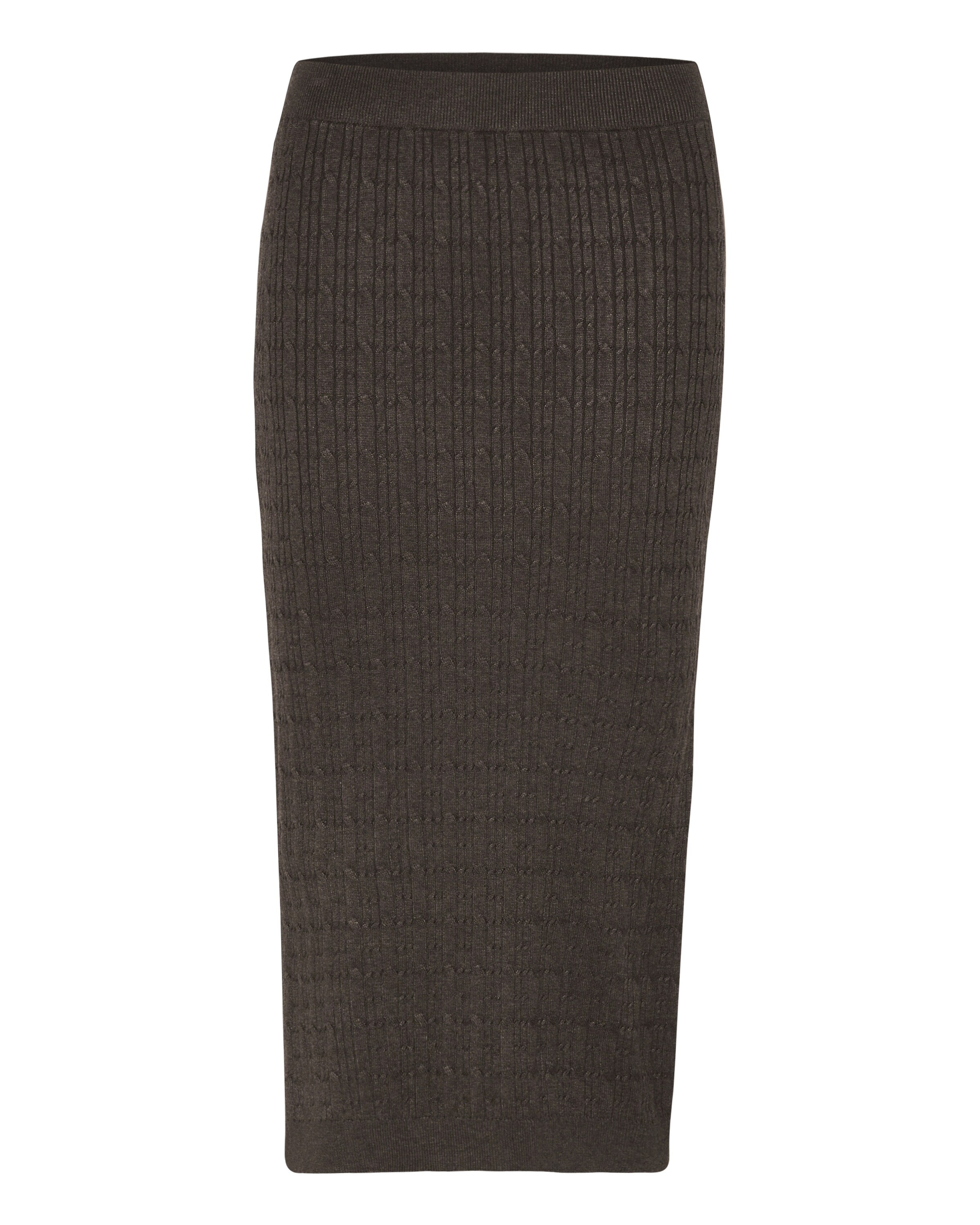 SAINT TROPEZ Nederdel 'Zitti' i brun-meleret, Produktvisning