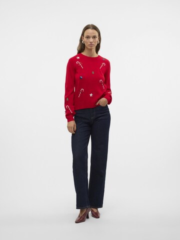 VERO MODA Pullover 'Jolly' i rød