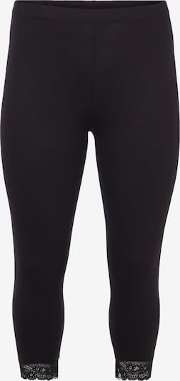 Leggings Zizzi pe negru, Vizualizare produs