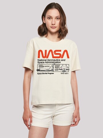 T-shirt 'Classic Space Shuttle' F4NT4STIC en beige