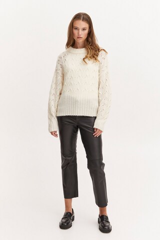 PULZ Jeans Sweater 'ASTRID' in White