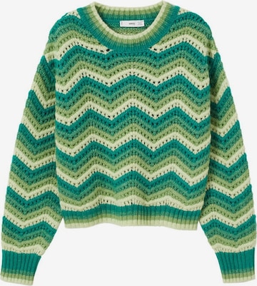 Pull-over 'Gretel' MANGO en vert : devant