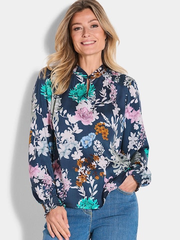 Goldner Blouse in Blauw: voorkant