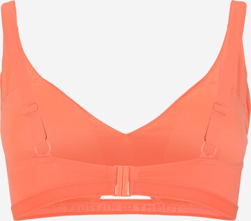 Tommy Hilfiger Swimwear Plus Bralette Bikini Top in Orange