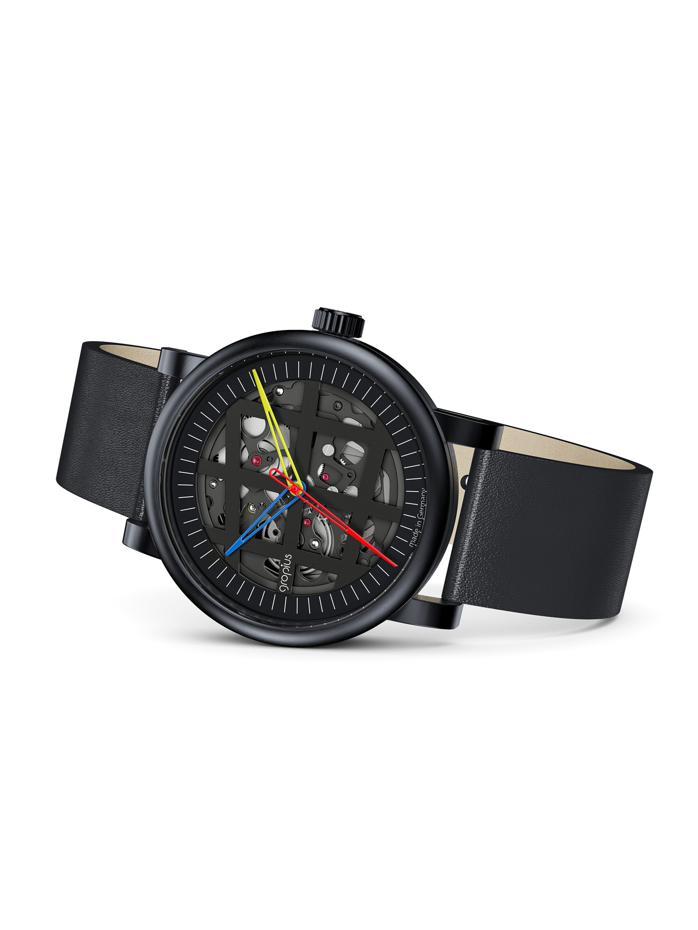 WALTER GROPIUS Analog Watch 'ATRIUM AUTOMATIK' in Black