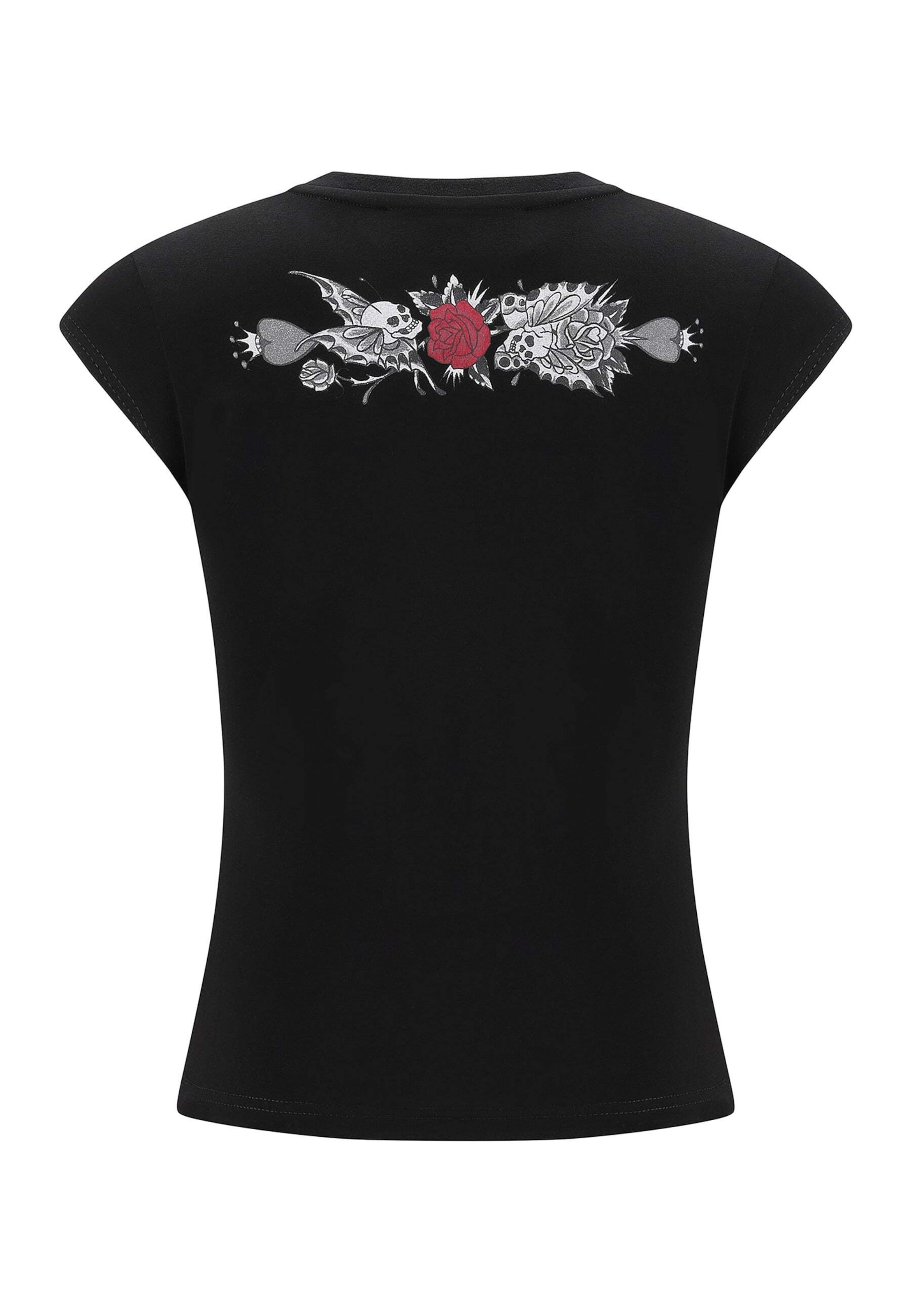 Ed Hardy T-Shirt in Schwarz