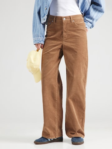 JJXX - Pierna ancha Pantalón 'JXGELLY' en marrón: frente