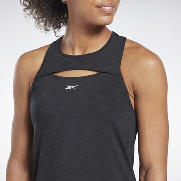 Reebok Sporttop in Schwarz