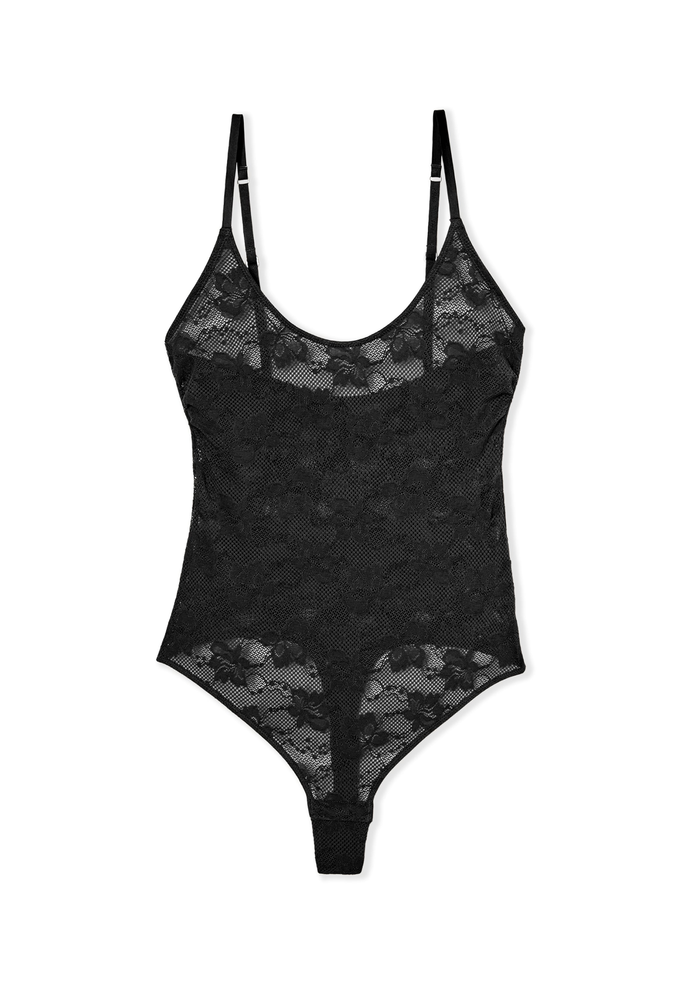 Body 'Pure Dentelle' di ETAM in nero: frontale