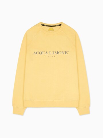 Acqua Limone Sweatshirt 'College Classic' i gul: framsida
