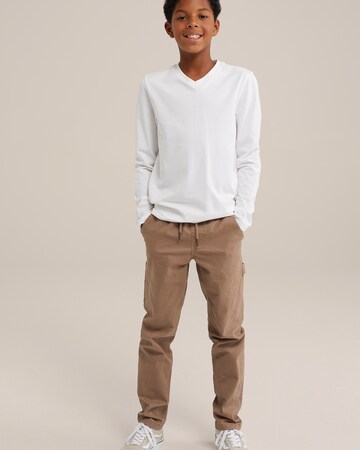 WE Fashion - Camiseta en blanco