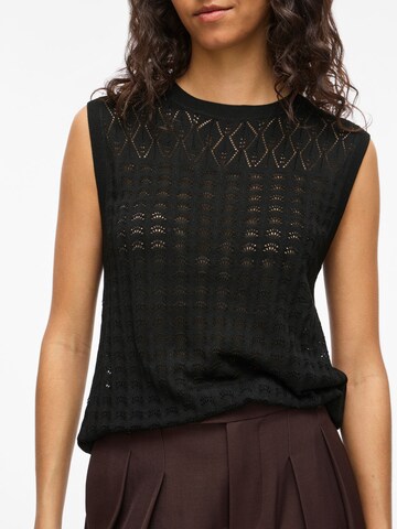 VILA Sweater 'VIMylie' in Black