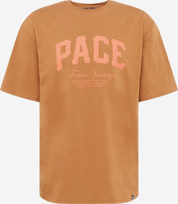 Pacemaker חולצות 'Edward' בחום: מלפנים