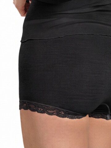 Nina von C. Panty 'Wool Silk' in Black