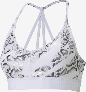 PUMA Bustier Sports-BH i hvid: forside