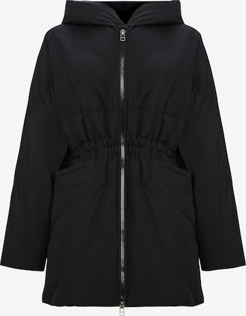 Veste d’hiver CESARE GASPARI en noir : devant