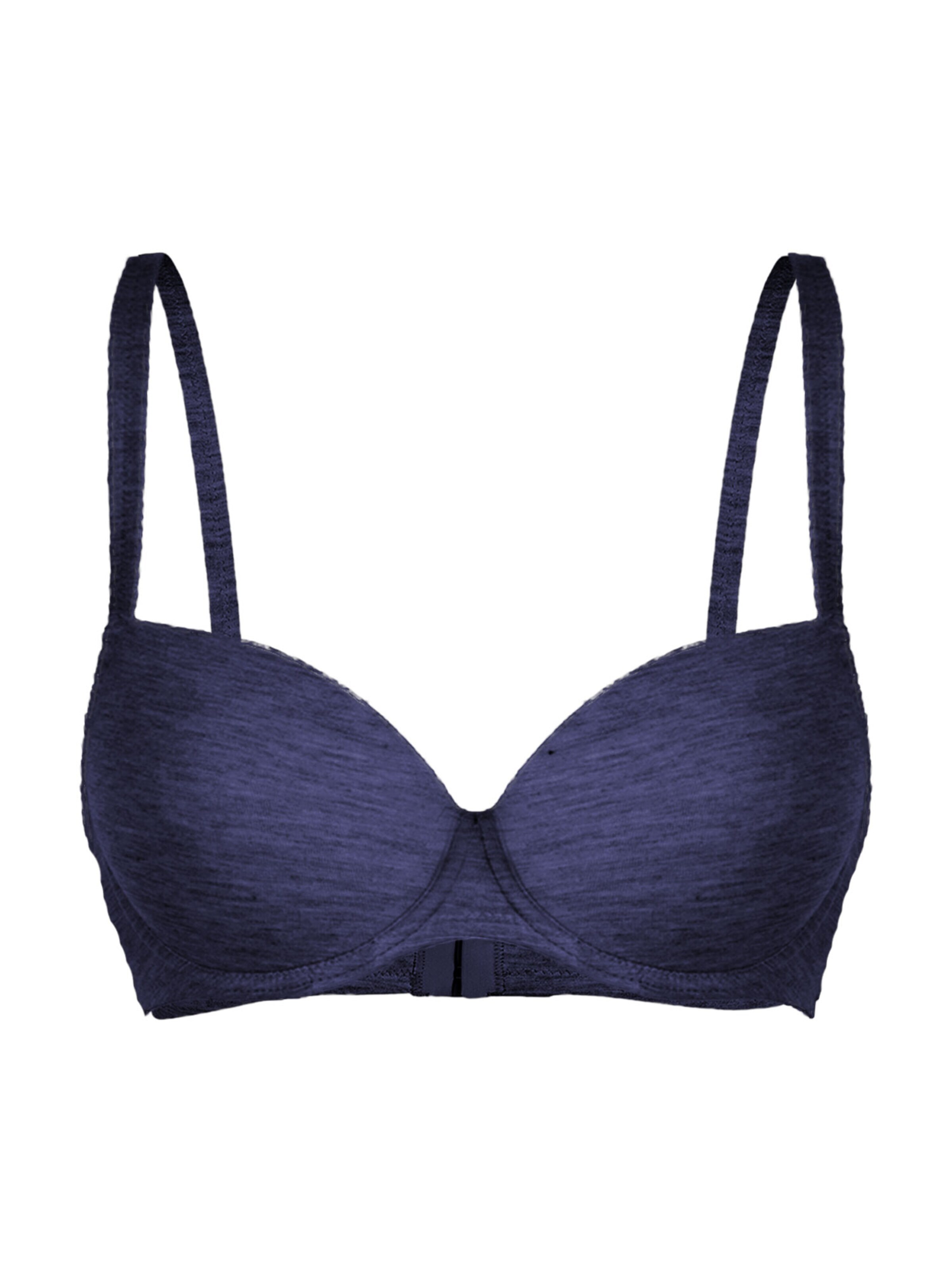 Nina von C. T-Shirt BH 'Light&Easy'‌‌ in Blau