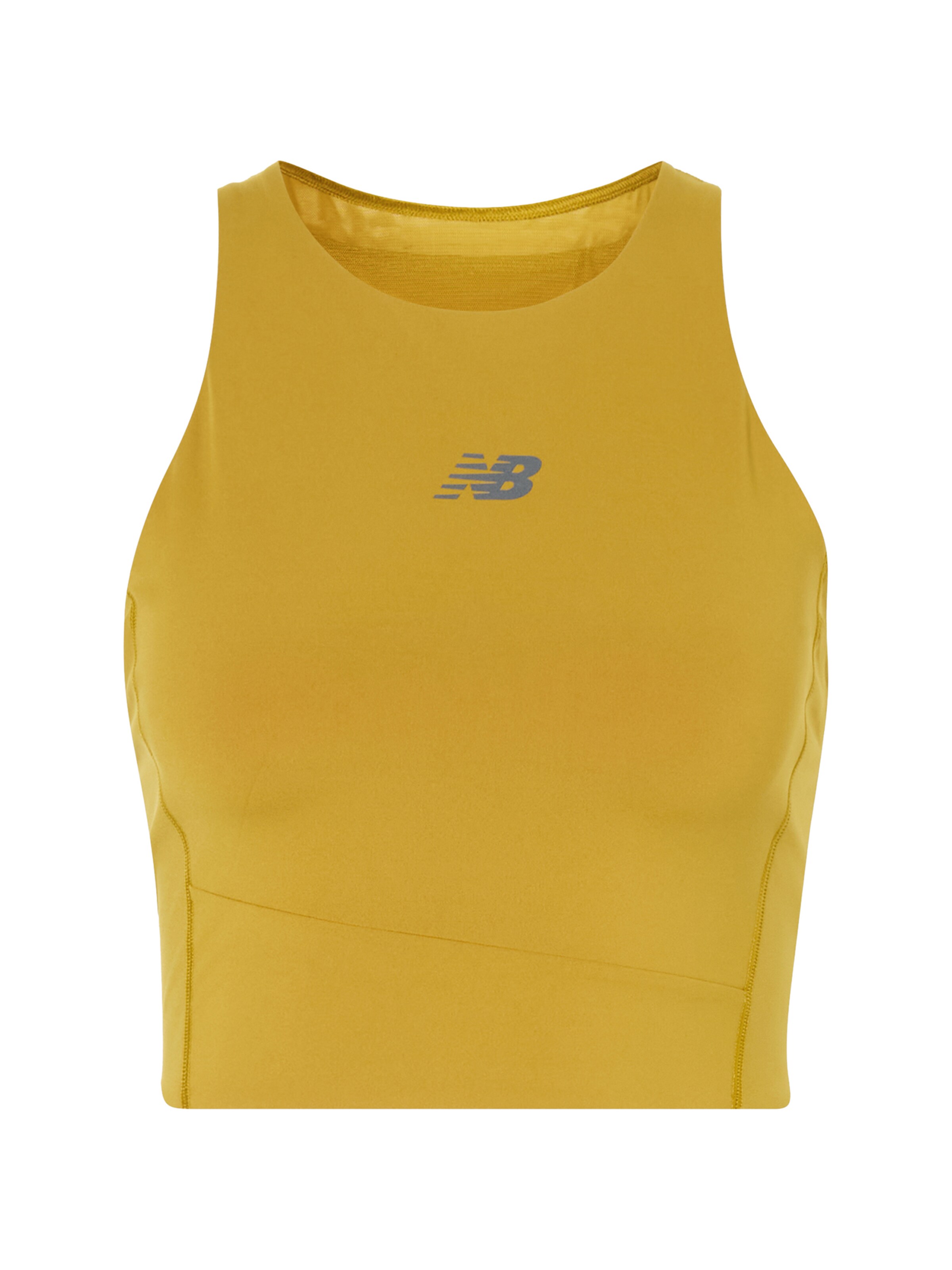 Top sportivo 'RC Elite' di new balance in giallo: frontale
