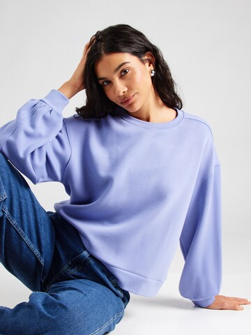 Sweat-shirt 'Janelle Lima' MSCH COPENHAGEN en violet