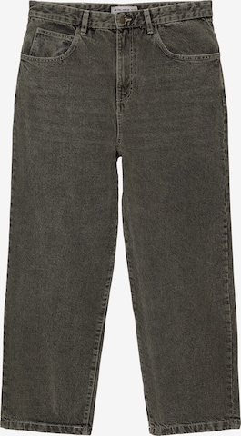 Wide Leg Jean Pull&Bear en vert : devant