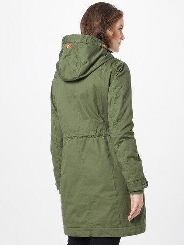 Ragwear Prehodna jakna 'Aurorie Organic' | zelena barva