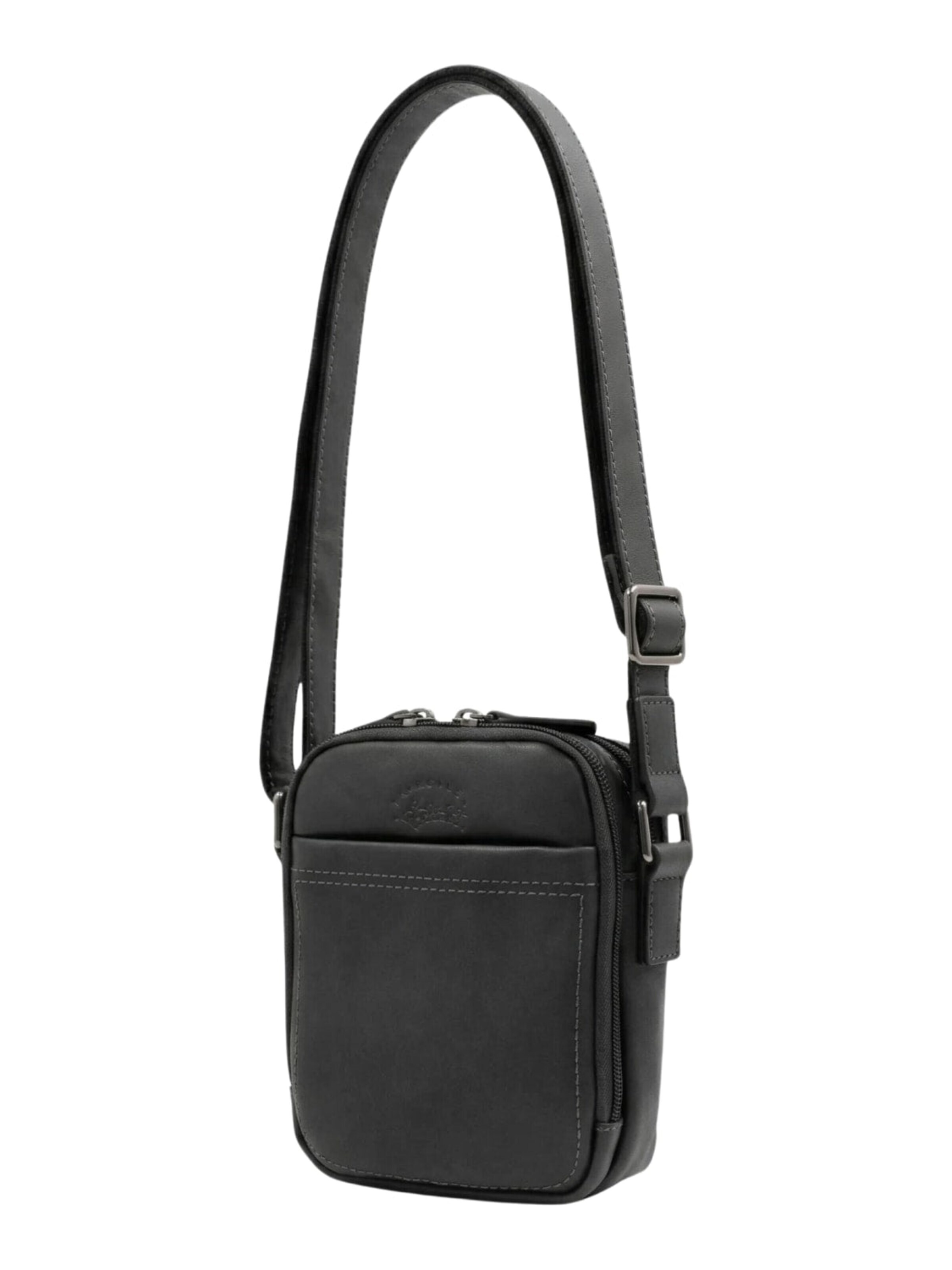 Francinel Messenger 'Francinel Sacoche cuir Lawton Noir' – černá