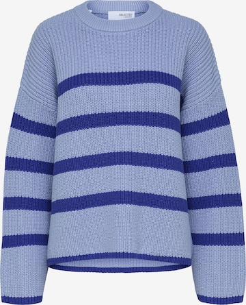 SELECTED FEMME Sweater 'BLOOMIE' in Blue: front