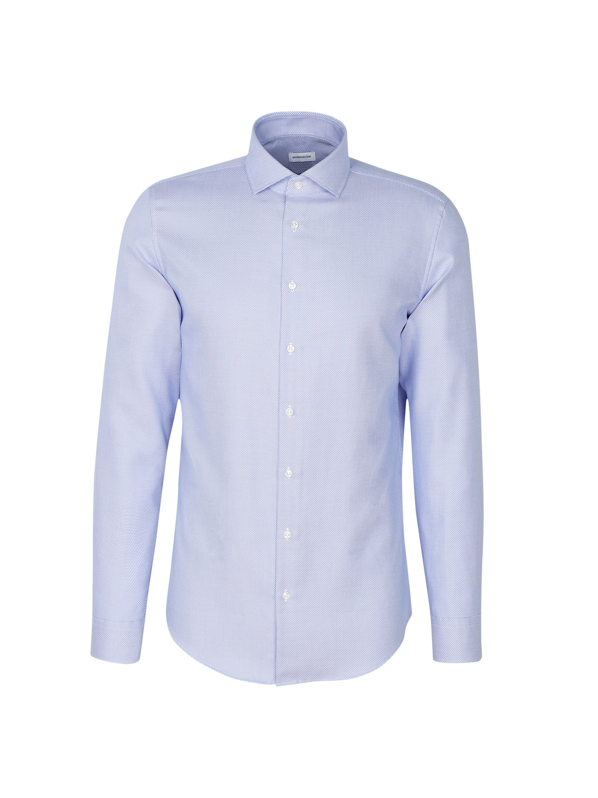SEIDENSTICKER Slim fit Zakelijk overhemd 'Smart Classics' in Blauw: voorkant