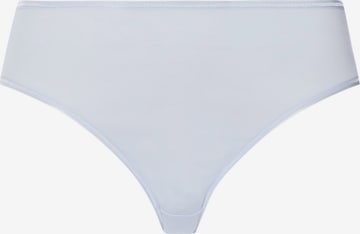 Hanro Midislip ' Cotton Seamless ' in Blau: Vorderseite